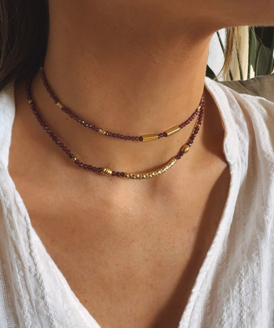 Collar Pedro Granate