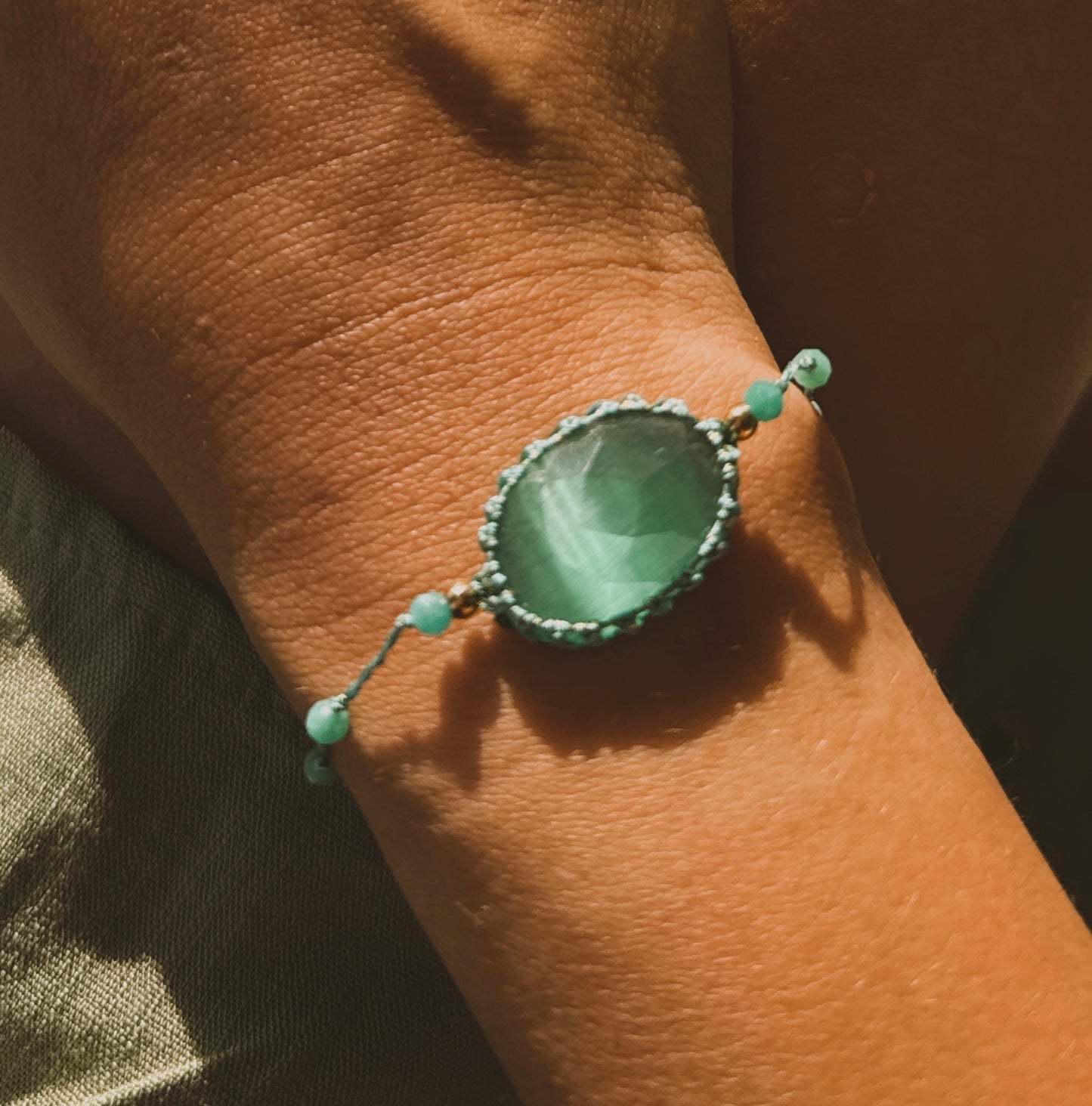 Pulsera Jaipur Apatita Turquesa