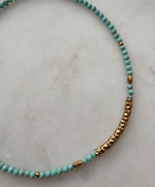Collar Mica Turquesa