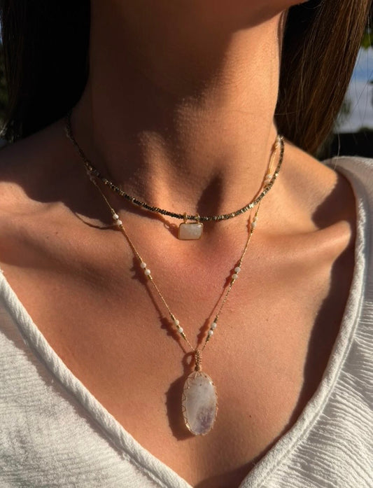 Collar Lara Moonstone
