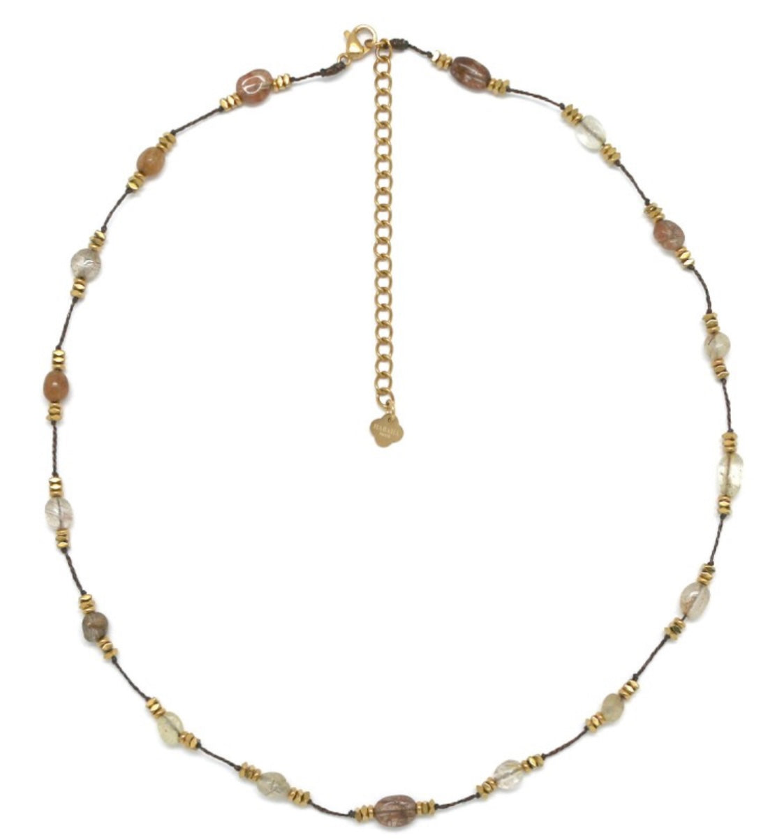 Collar Belle Cuarzo Rutilado
