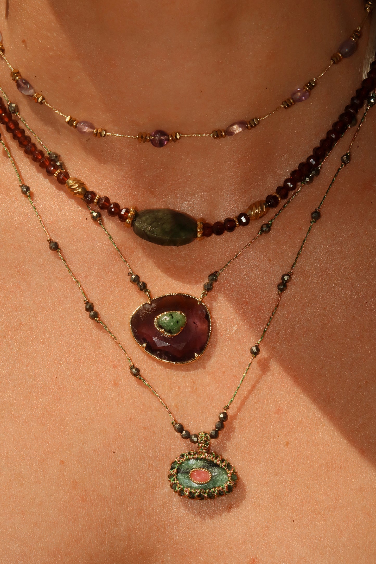 Collar Paulette Amatista