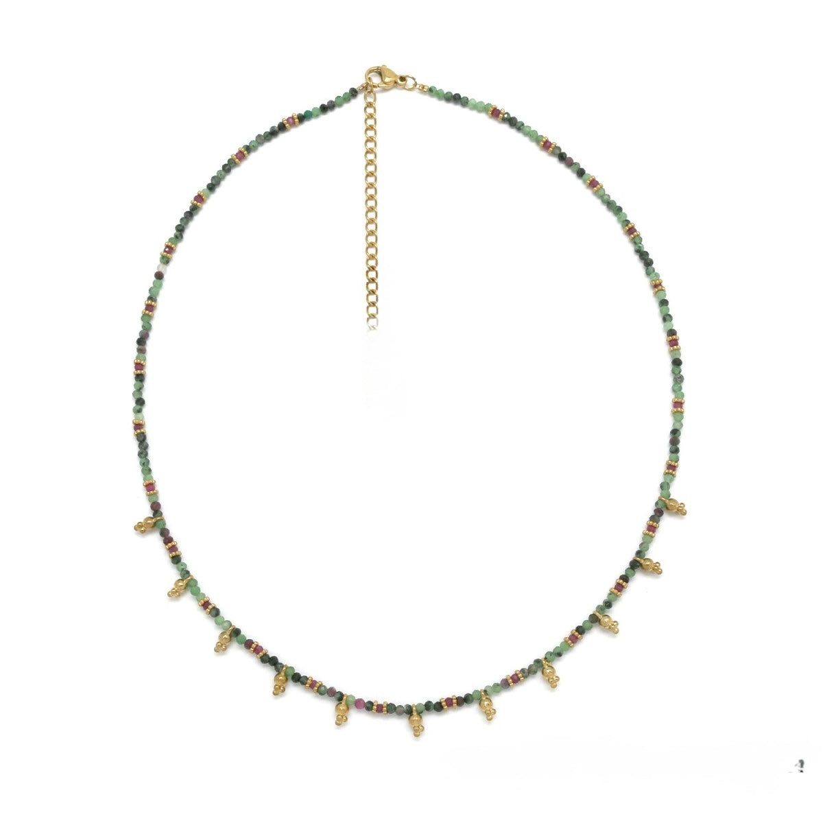 Collar Vita Rubí Zoisita