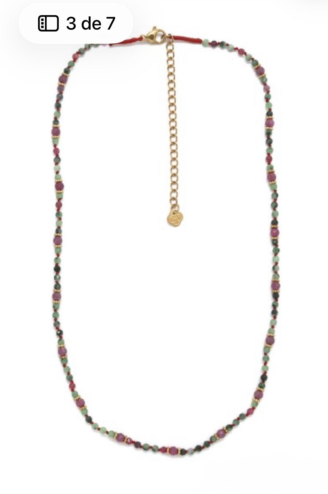 Collar Giulia Rubí Zoisita