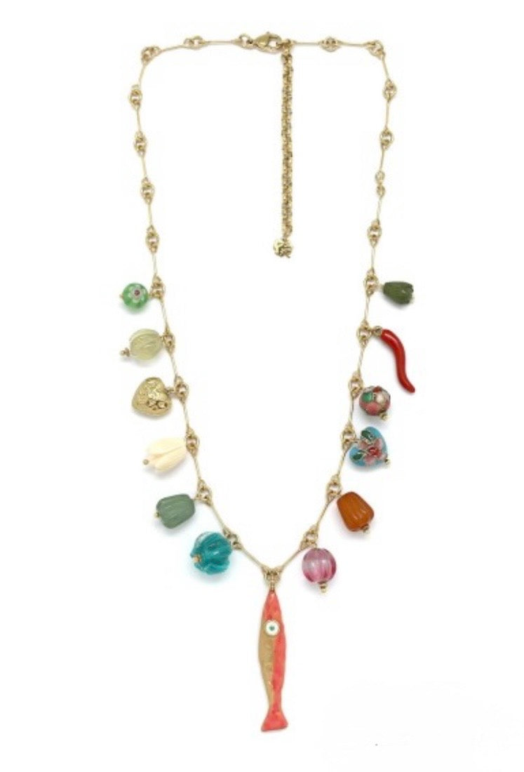 Collar Suri Rosa