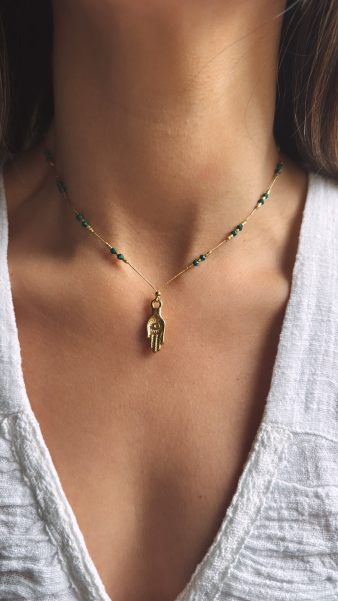 Collar Liberté Malaquita