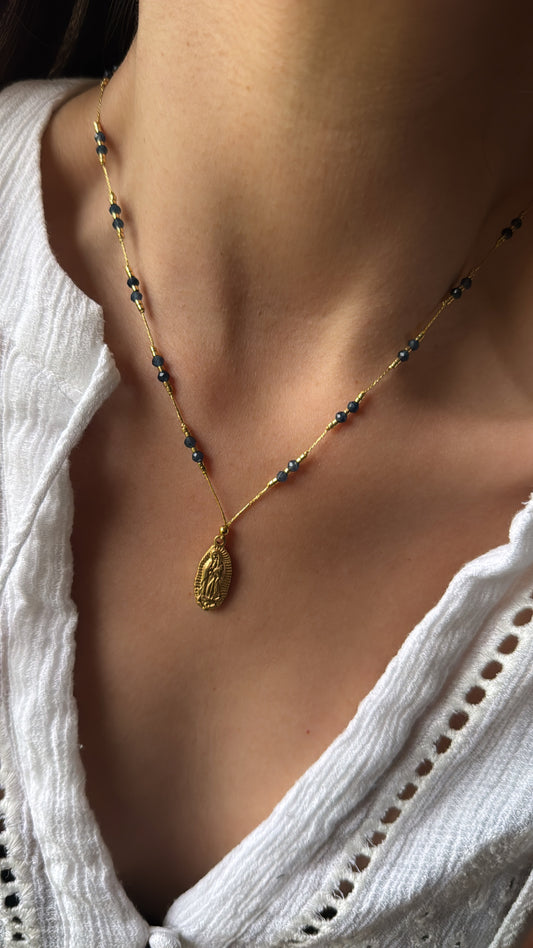 Collar Liberté Agata Azul