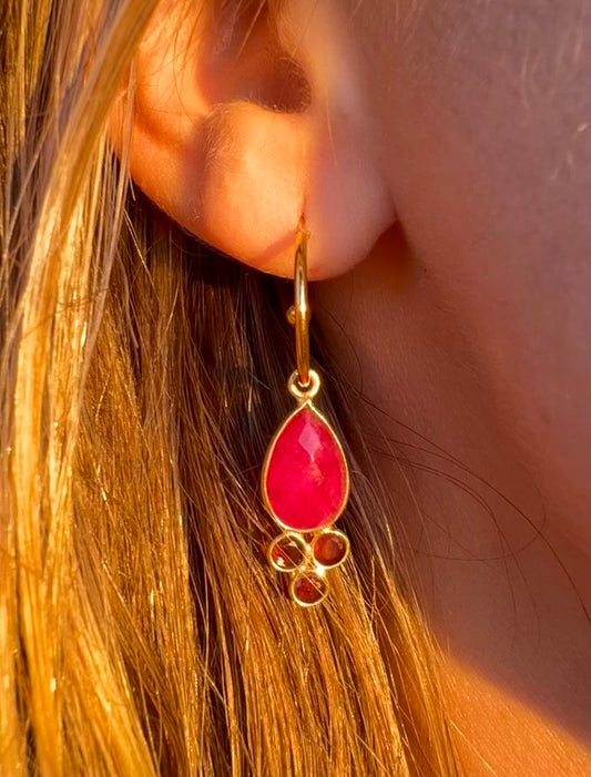 Aros Triana Raíz de Rubí