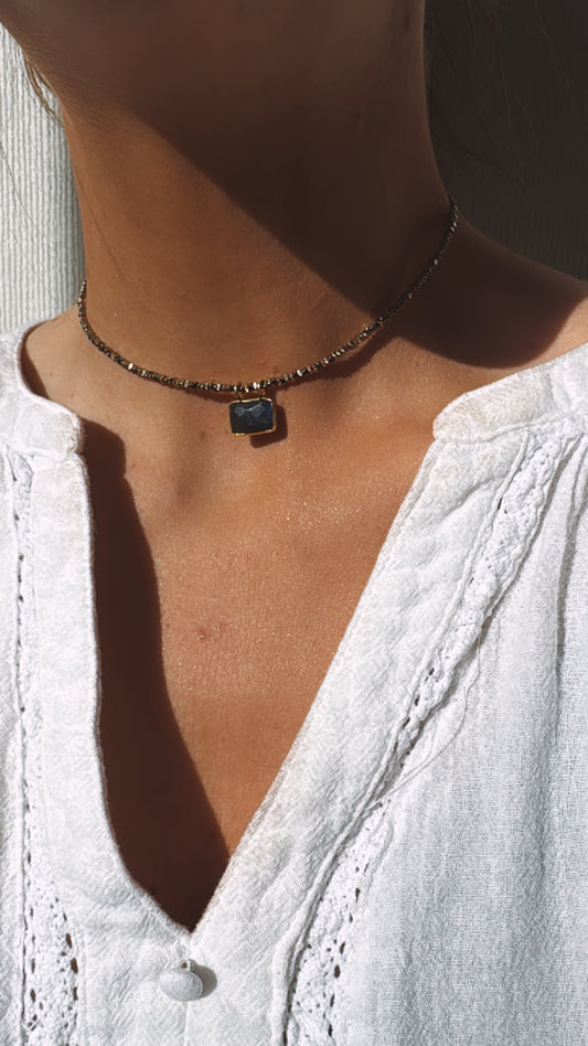 Collar Lara Labradorita