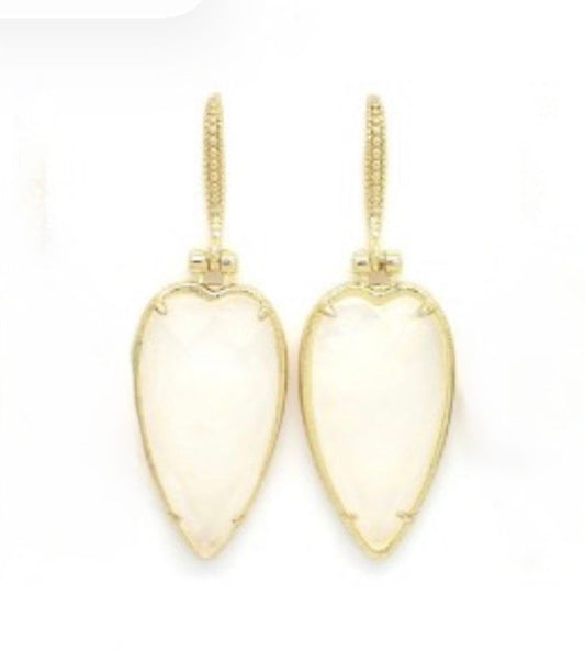 Aros Cleo Cuarzo Blanco