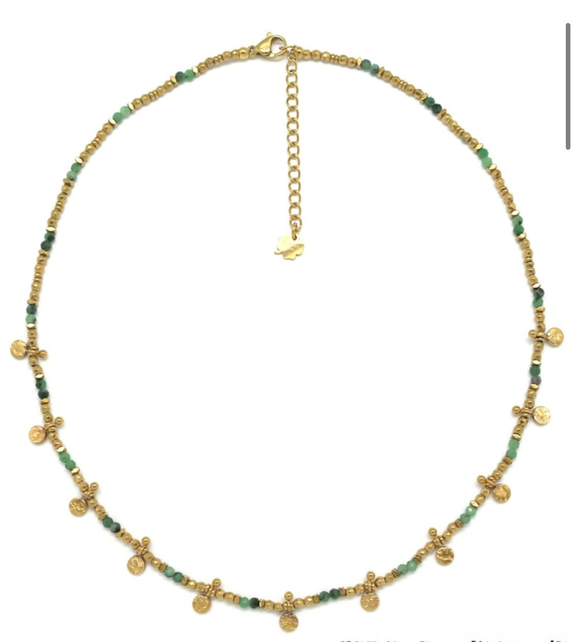 Collar Charlotte Rubí Zoisita
