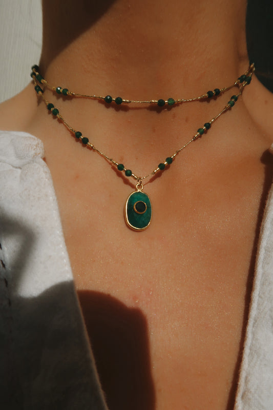 Collar Berna Raíz de Esmeralda
