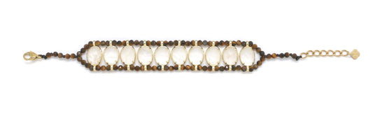 Pulsera Kaya Cuarzo Blanco