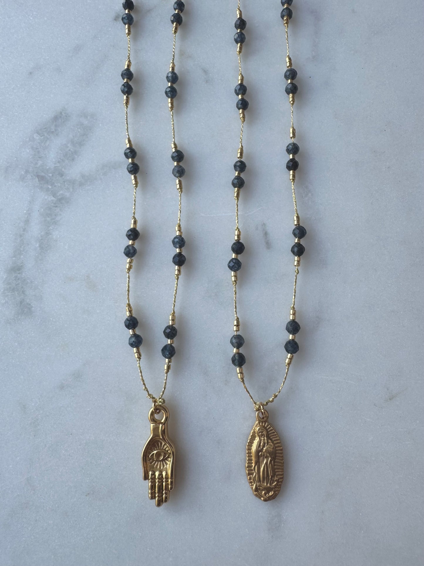 Collar Liberté Agata Azul