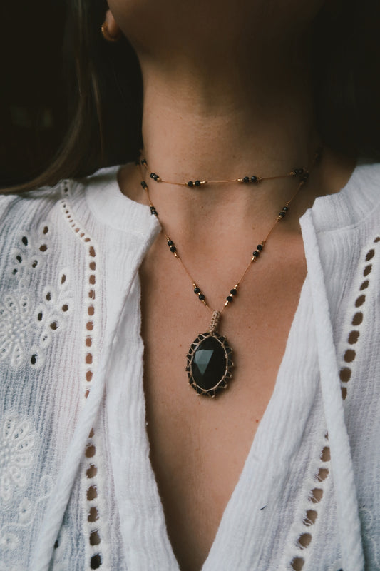 Collar Jaipur Ónix Largo