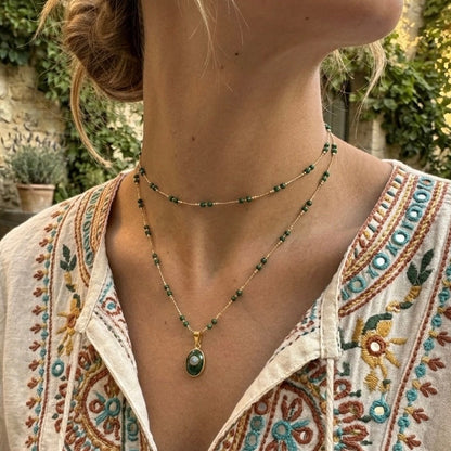Collar Berna Raíz de Esmeralda