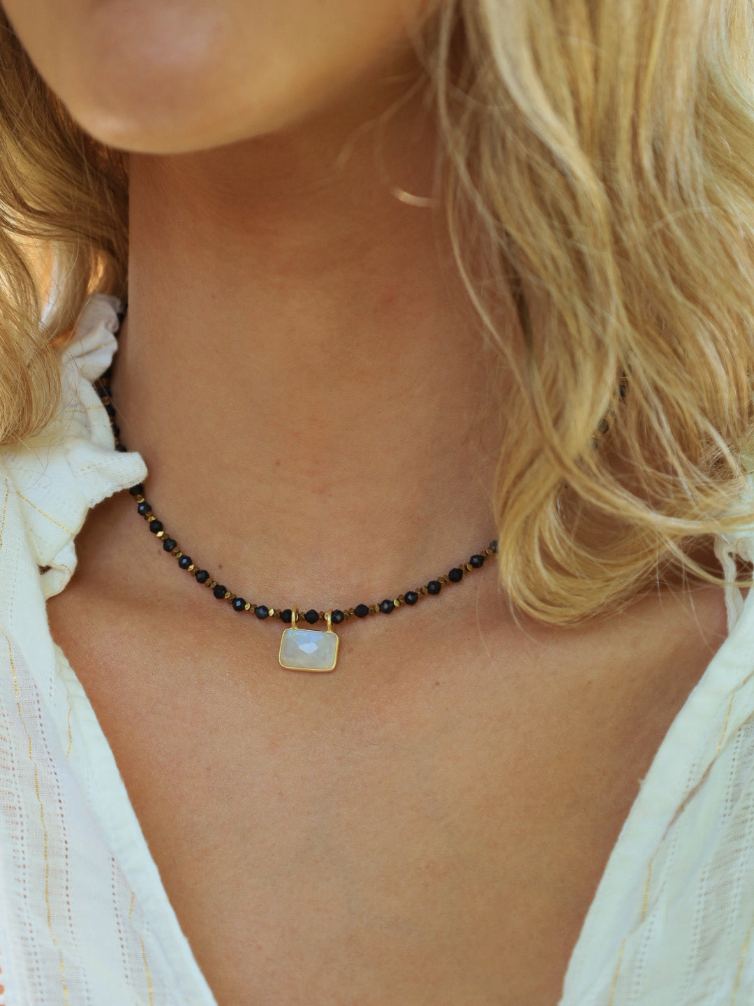 Collar Bruna Moonstone
