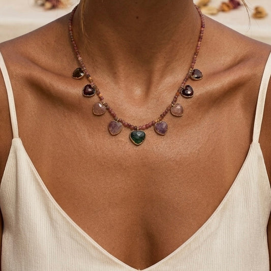 Collar Velvet Piedras