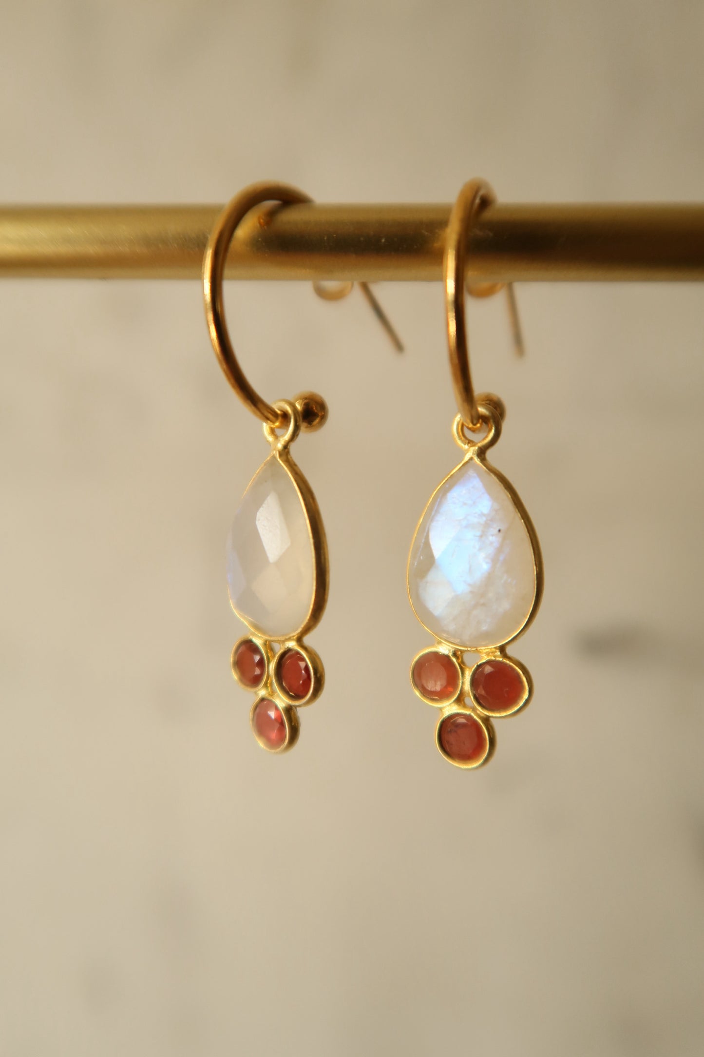 Aros Triana Piedra Luna
