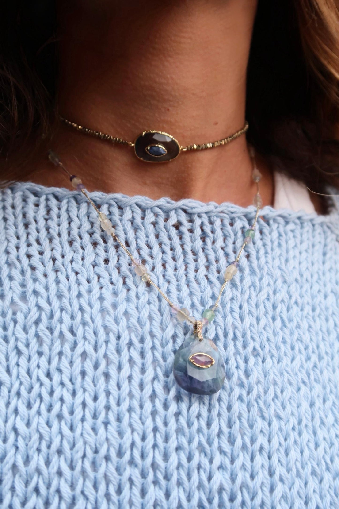 Choker Rania Fluorita