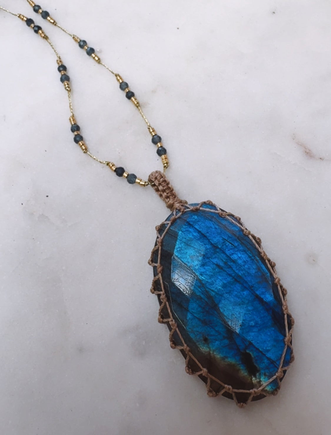 Collar Jaipur Labradorita Largo XL