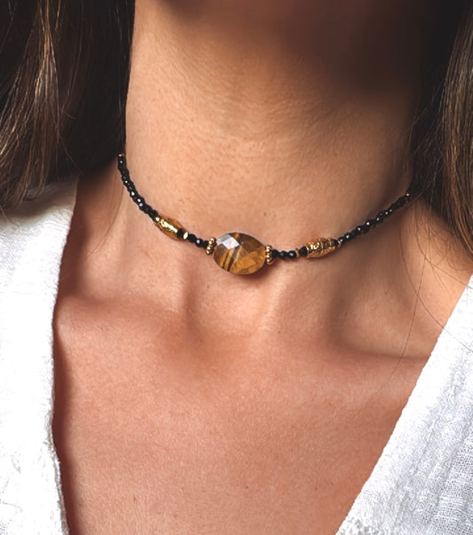 Collar Olimpo Ojo de Tigre