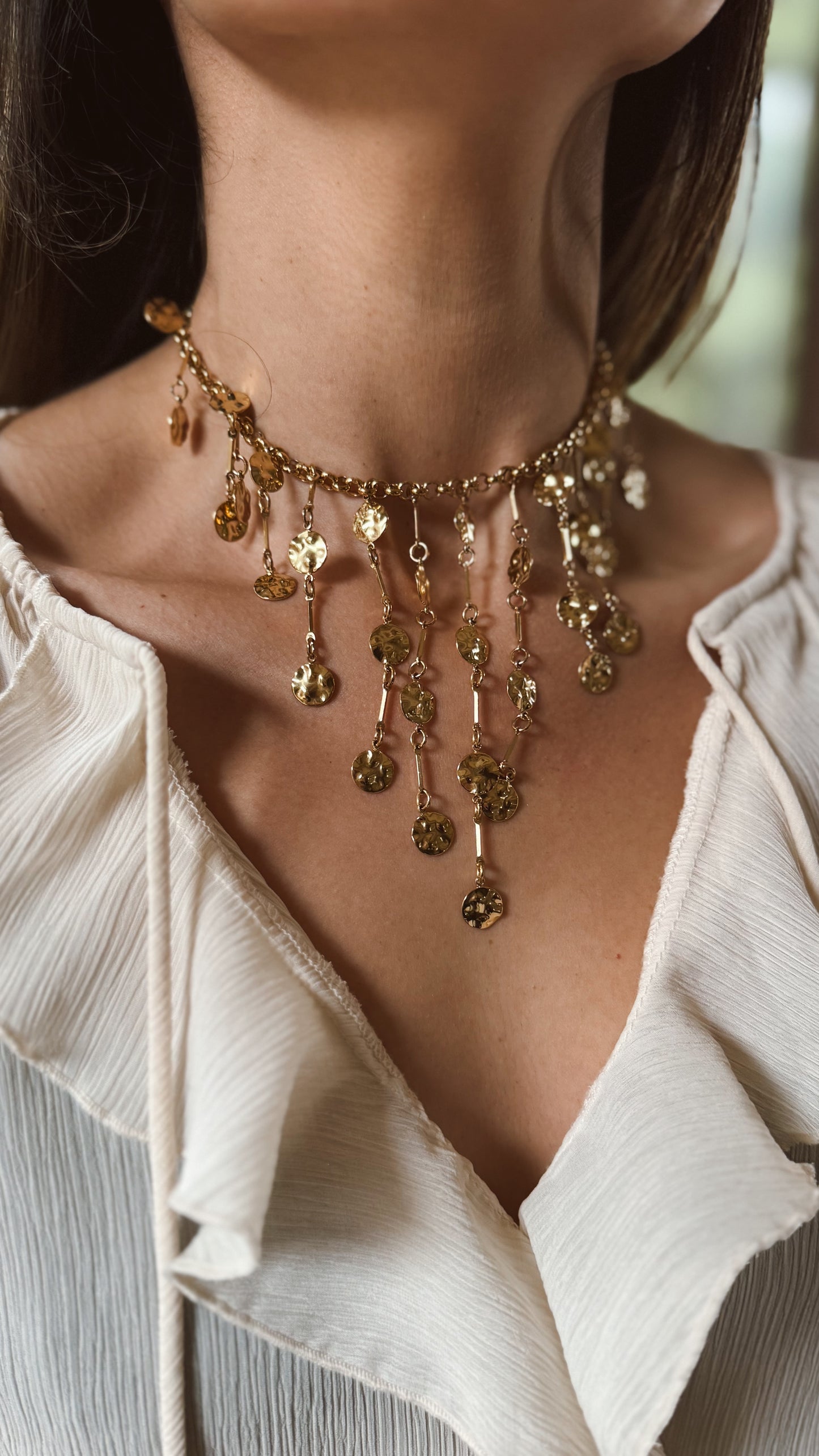Collar Cascada Gold