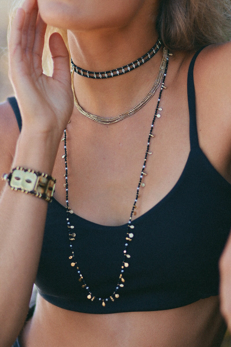 Choker Maya Ónix