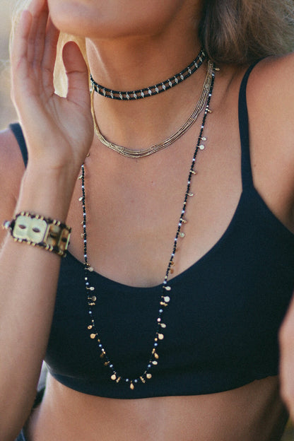 Choker Maya Ónix
