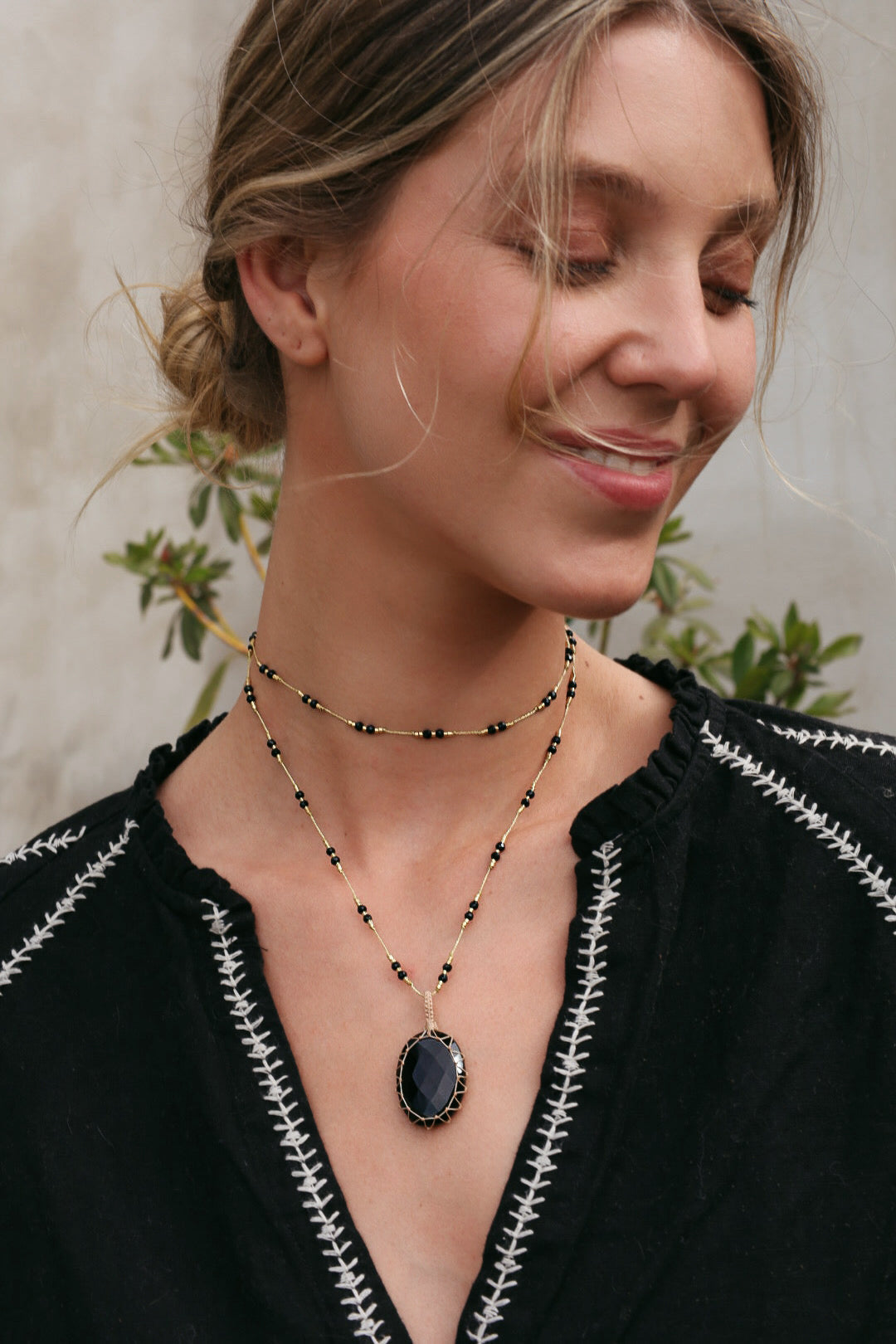 Collar Jaipur Ónix Largo