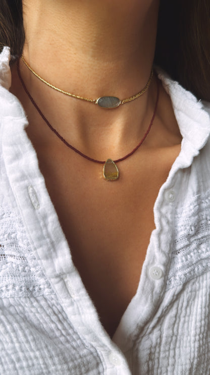 Choker Isis Labradorita