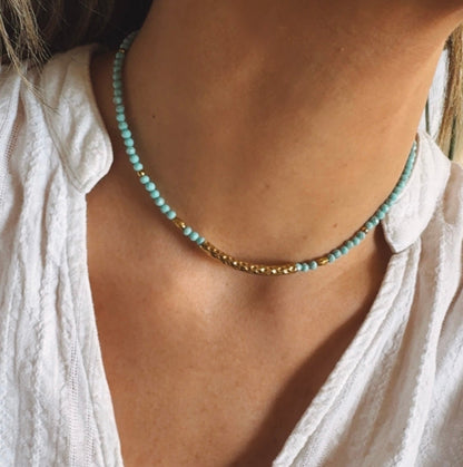 Collar Mica Turquesa