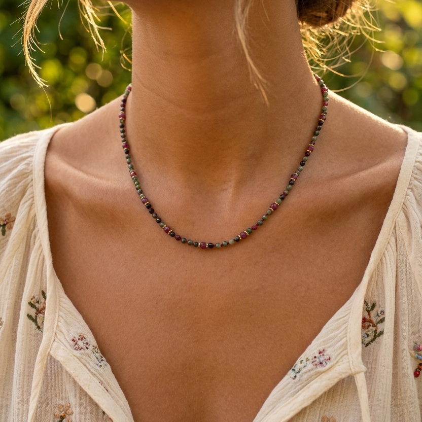 Collar Giulia Rubí Zoisita