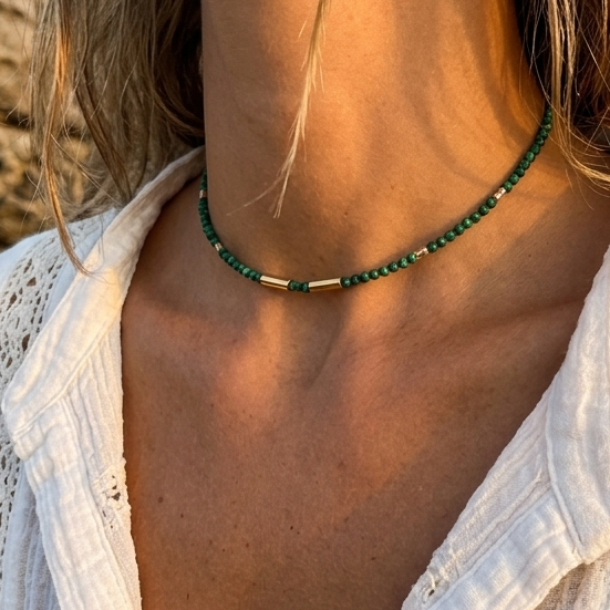 Collar Pedro Malaquita