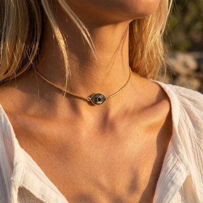 Choker Paris Labradorita