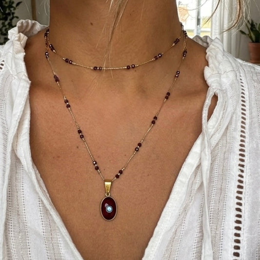 Collar Berna Granate