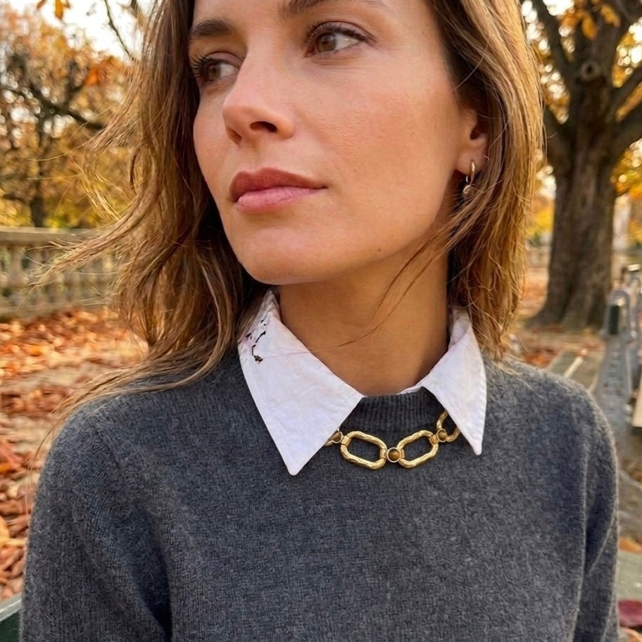 Collar Mira Ojo de Tigre