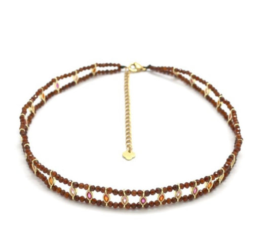 Choker Maya Granate