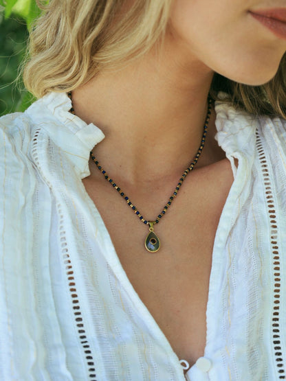 Collar Ana Lapislázuli-Labradorita