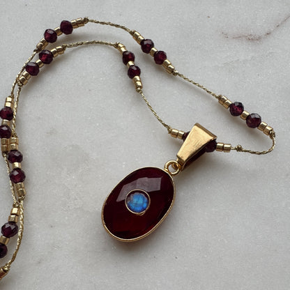 Collar Berna Granate