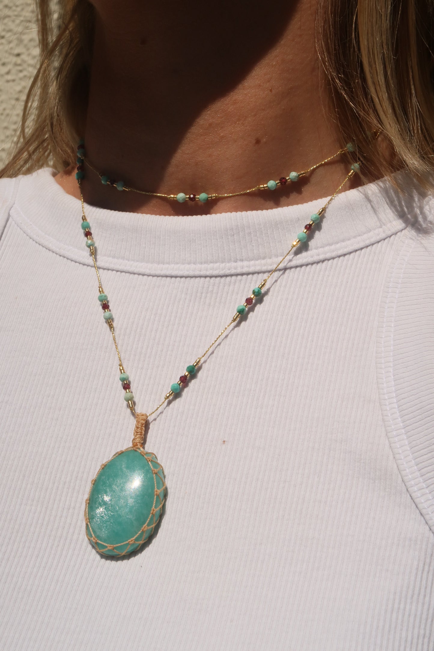 Collar Jaipur onix verde