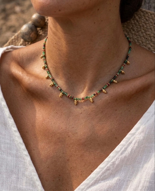 Collar Vita Rubí Zoisita