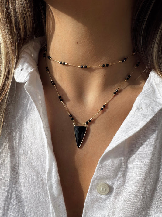 Collar Eclipse + Collar María Ónix