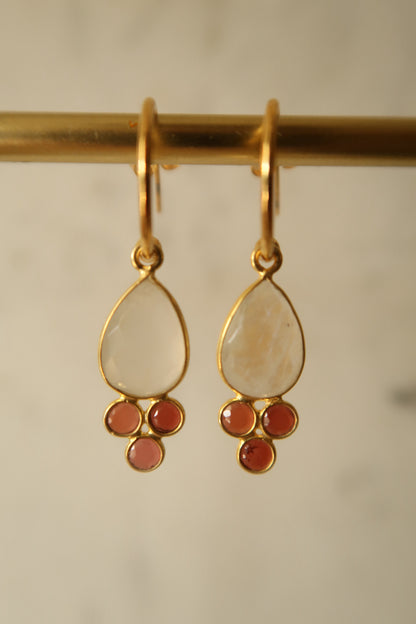 Aros Triana Piedra Luna
