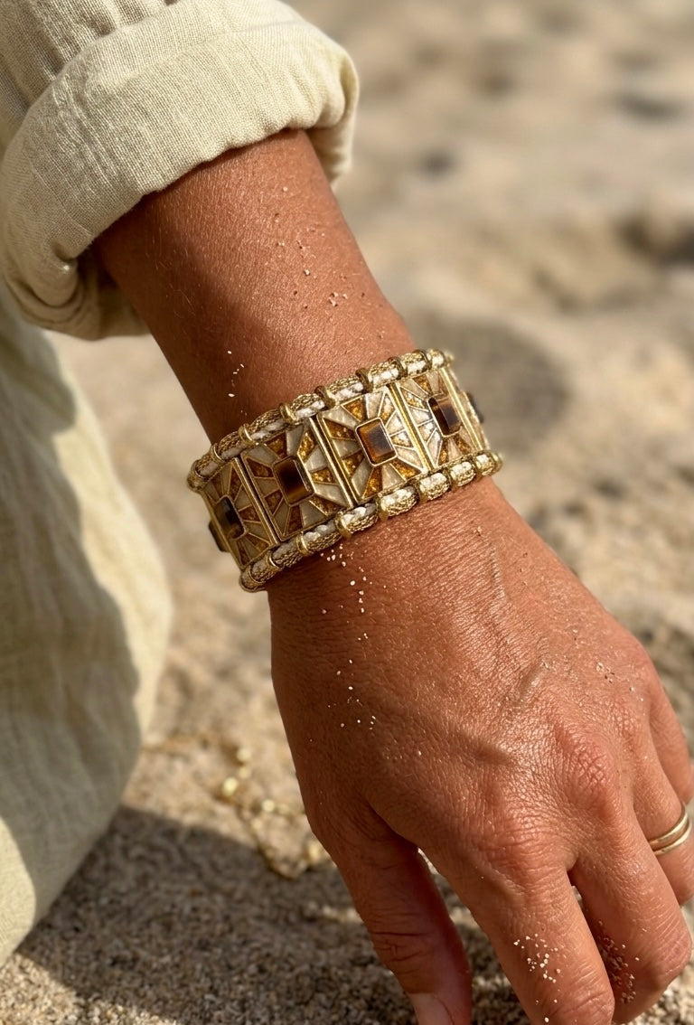 Pulsera Sintra Ojo de Tigre