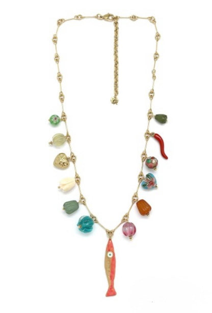 Collar Suri Rosa