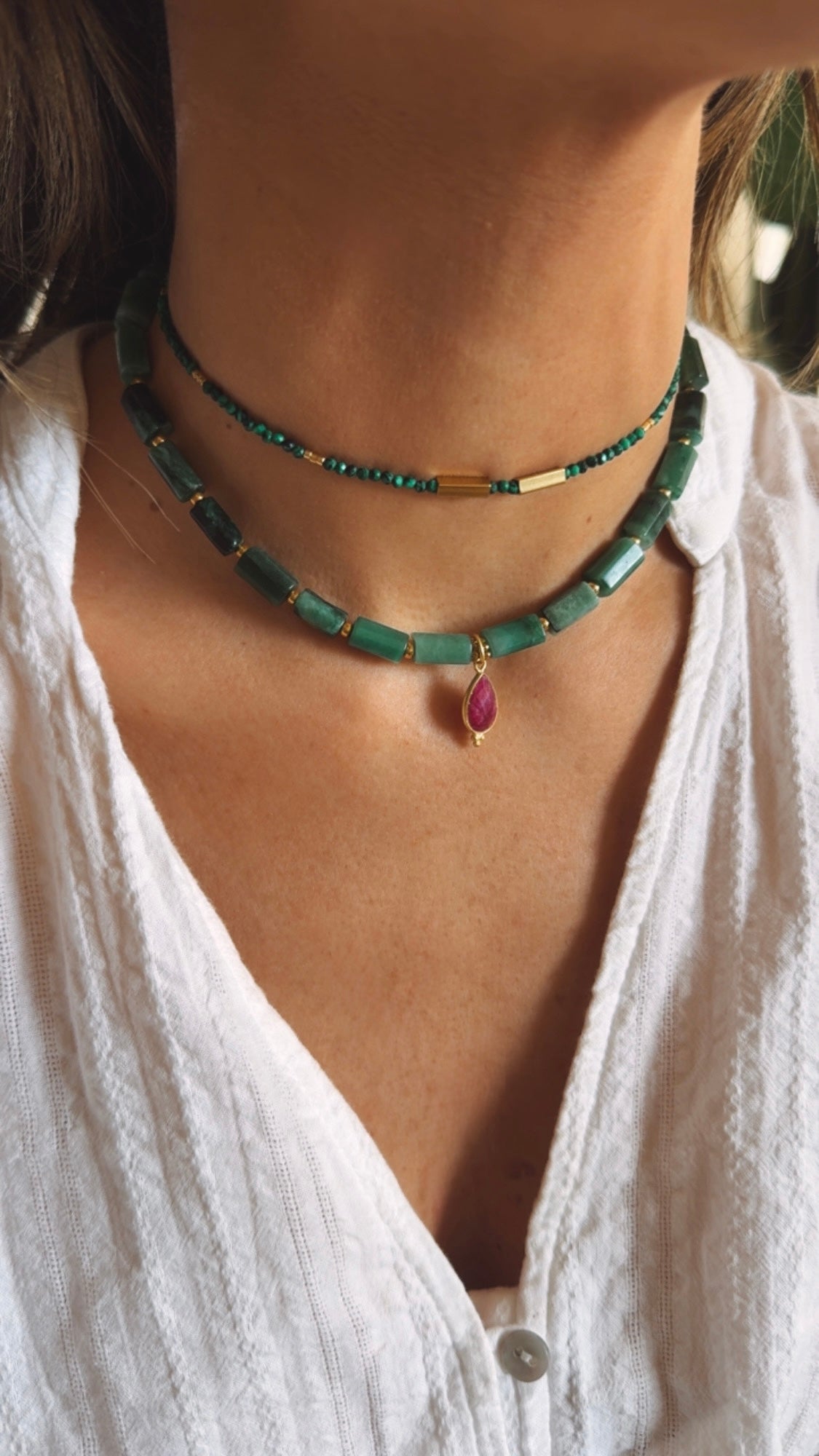 Collar Pedro Malaquita