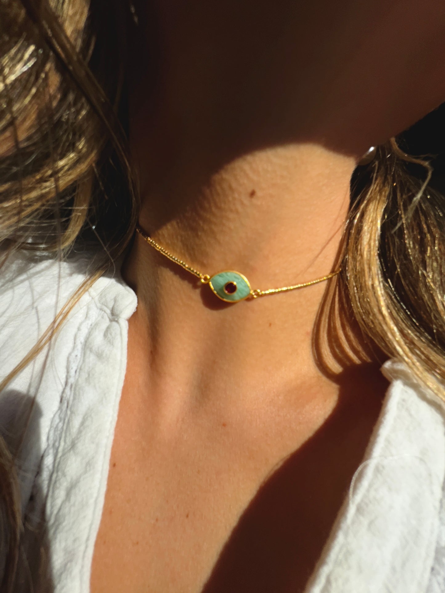 Choker Paris Amazonita