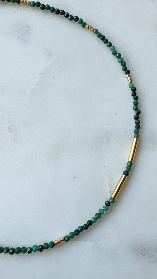 Collar Pedro Ágata Verde