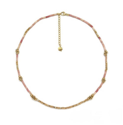 Collar Élise Ópalo Rosa